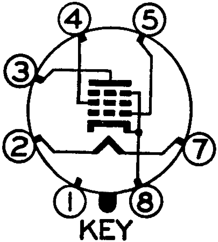 6V6 basing diagram
