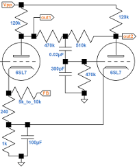 Ampeg plate follower circuit