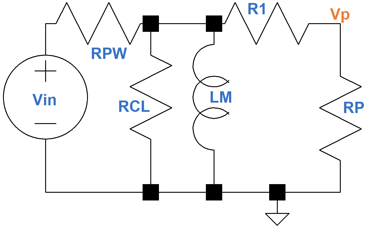 transformer equivalent circuit for low frequencies