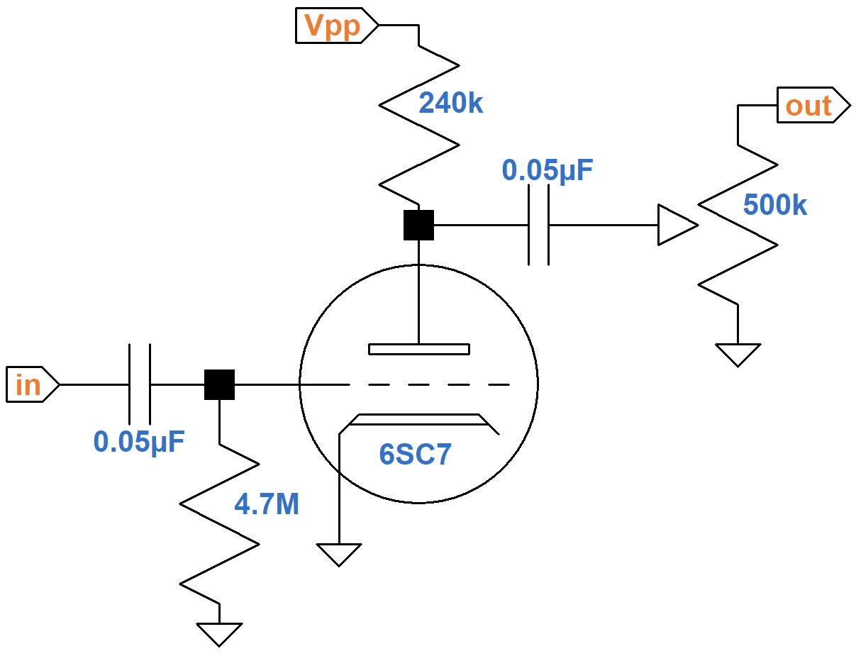 Rickenbacher M11 preamp schematic